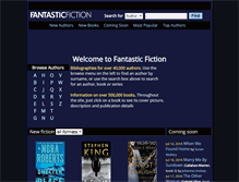 Tablet Screenshot of fantasticfiction.com